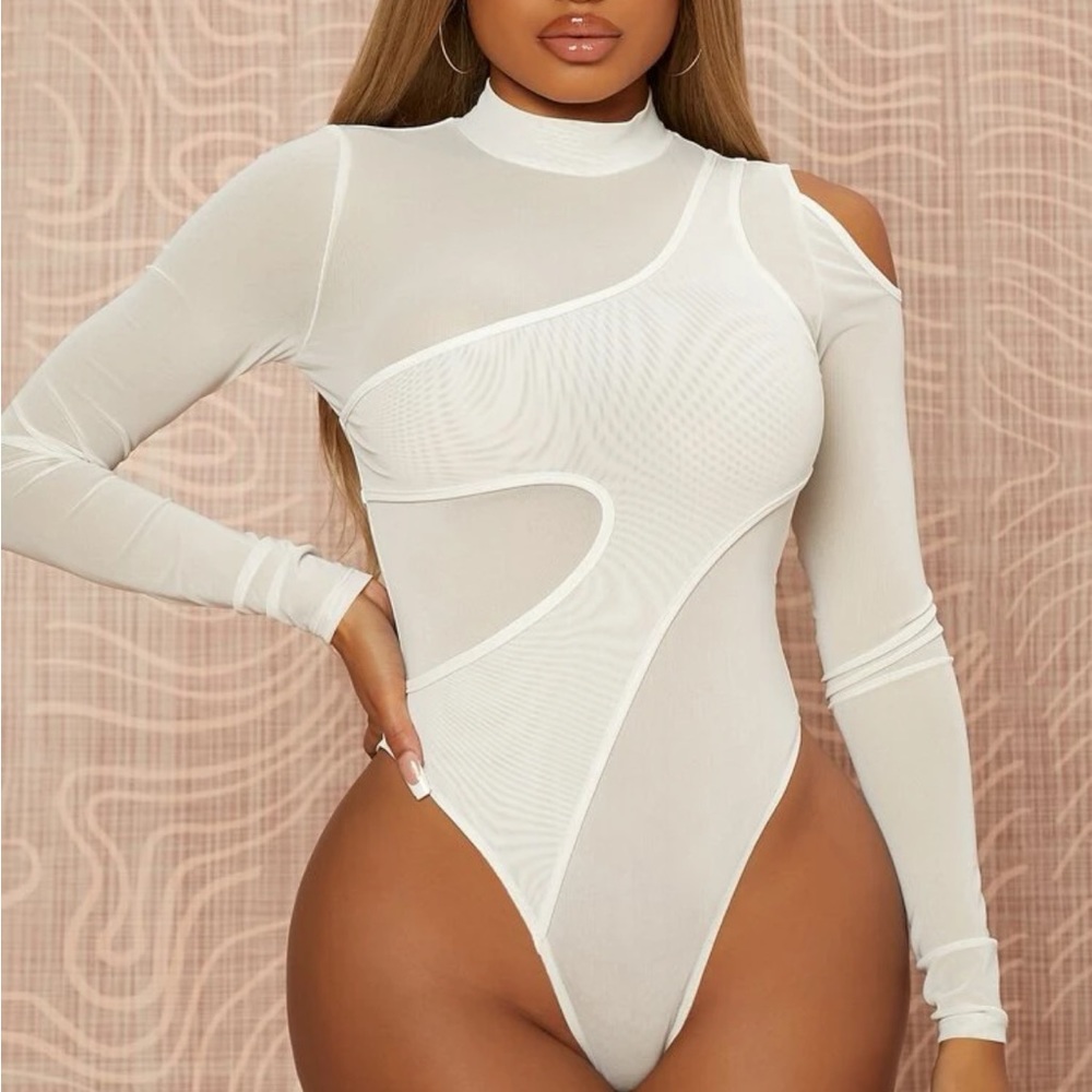 Mesh Bandage Bodysuit